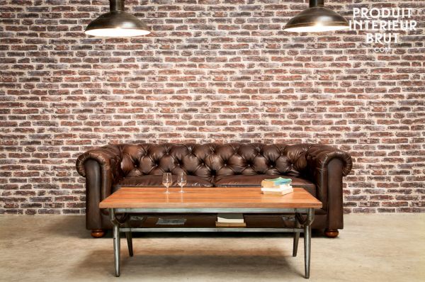 The Chesterfield sofa is a great addition to any shabby chic decor
